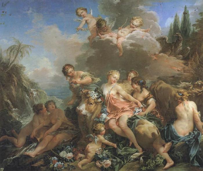 Francois Boucher The Rape of Europa France oil painting art